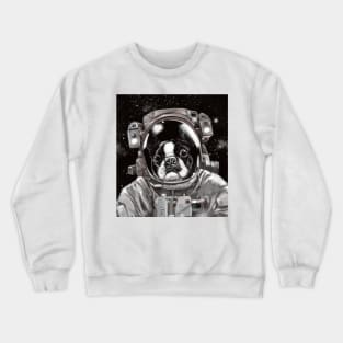 Astronaut French Bull Dog Crewneck Sweatshirt